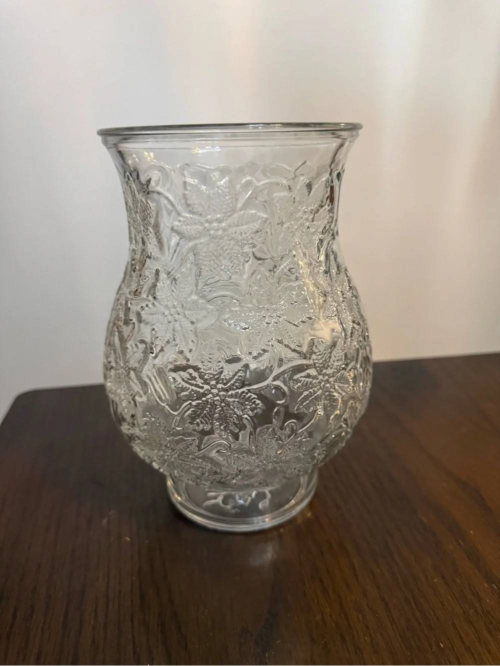 Vintage Princess House Fantasia Glass Hurricane Candle Holder EUC
